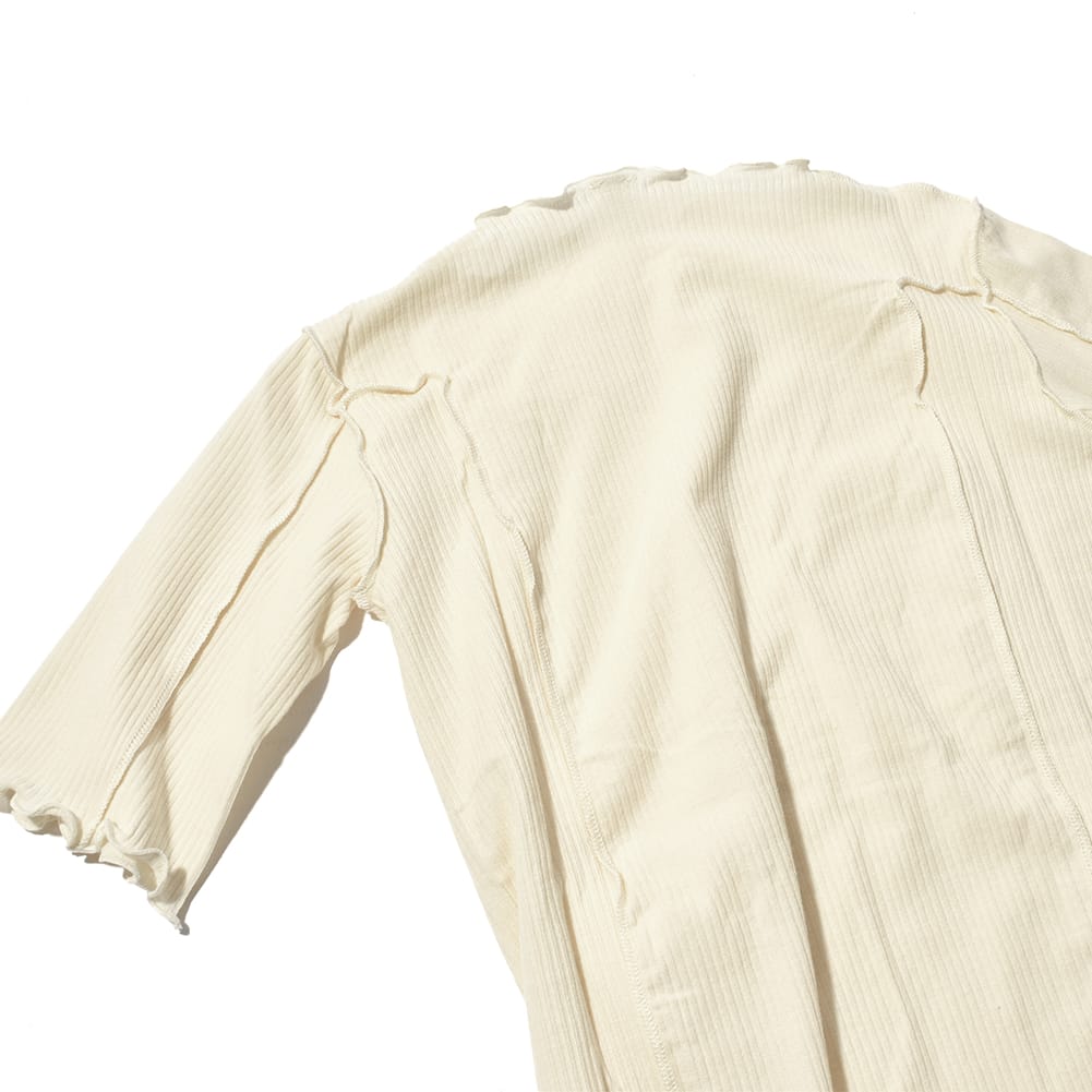 【20%OFFクーポン対象】Baserange ベースレンジ OMATO 3/4 オマト カットソー 半袖 TEEシャツ Tシャツ コットンリブ